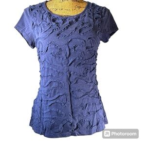 Cable & Gauge Petite cotton blend tee Women’s petite large | dd6